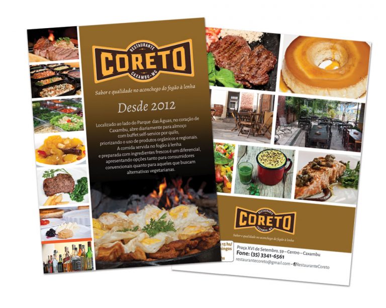 Restaurante Coreto – Flyer