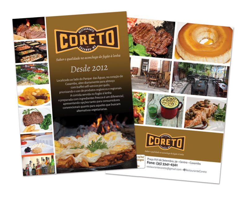 Restaurante Coreto – Flyer
